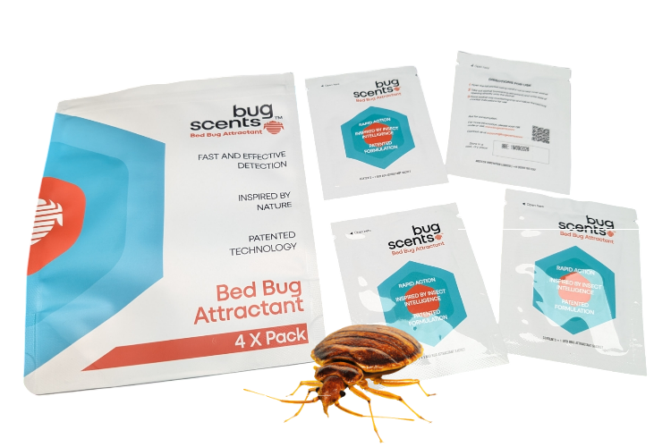 4 x BugScents™ Bedwants Lokstof