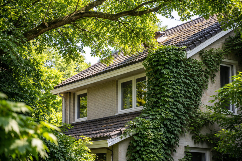 Bomen en struiken ratten klimmen erin