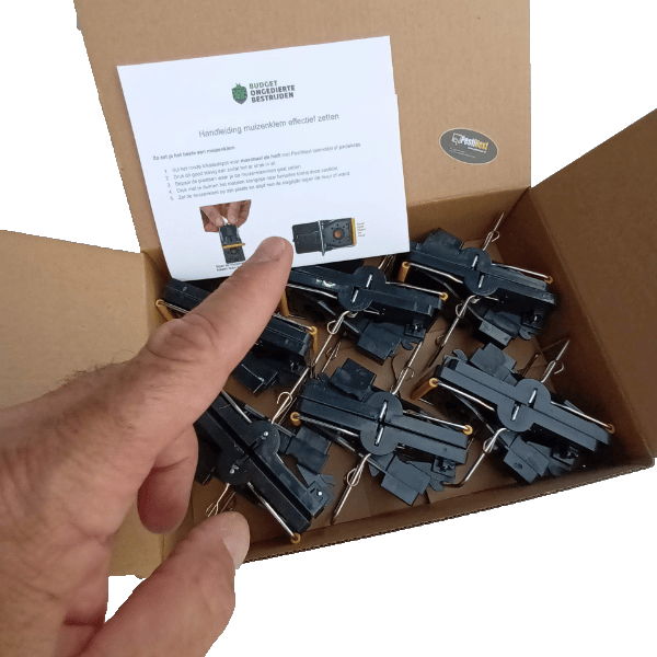 Muizenval – Muizenklem voordeelbox 12 stuks