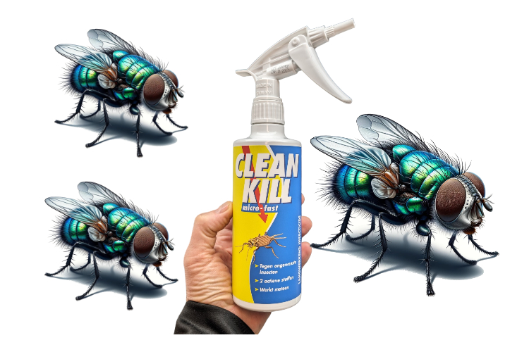 Clean Kill Micro Fast tegen vliegen in horeca 