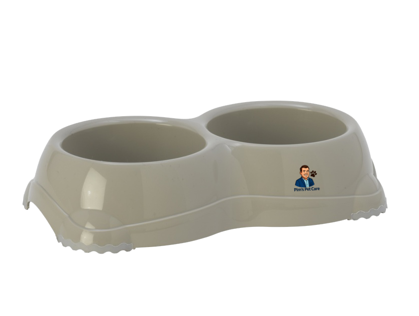 Pim`s Pet Care combi voer-drinkbak 2 x 330ml