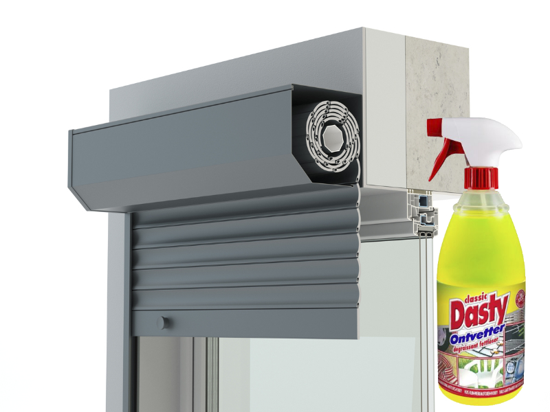 Handleiding Rolluiken schoonmaken met Dasty