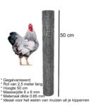 Kippengaas (gegalvaniseerd) - rol 2.5m - 50cm breed