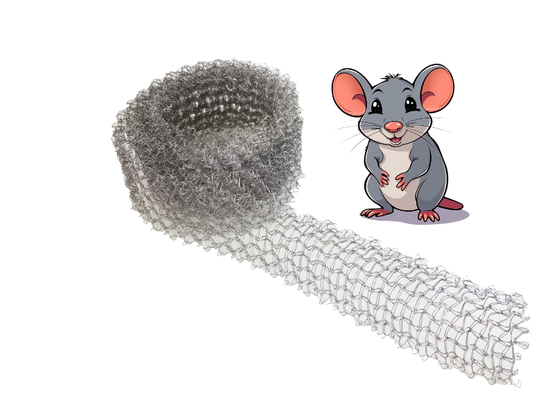 Muizengaas RVS (hoogste kwaliteit) – 5cm breed – per meter