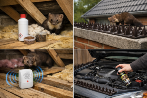 Steenmarters verjagen