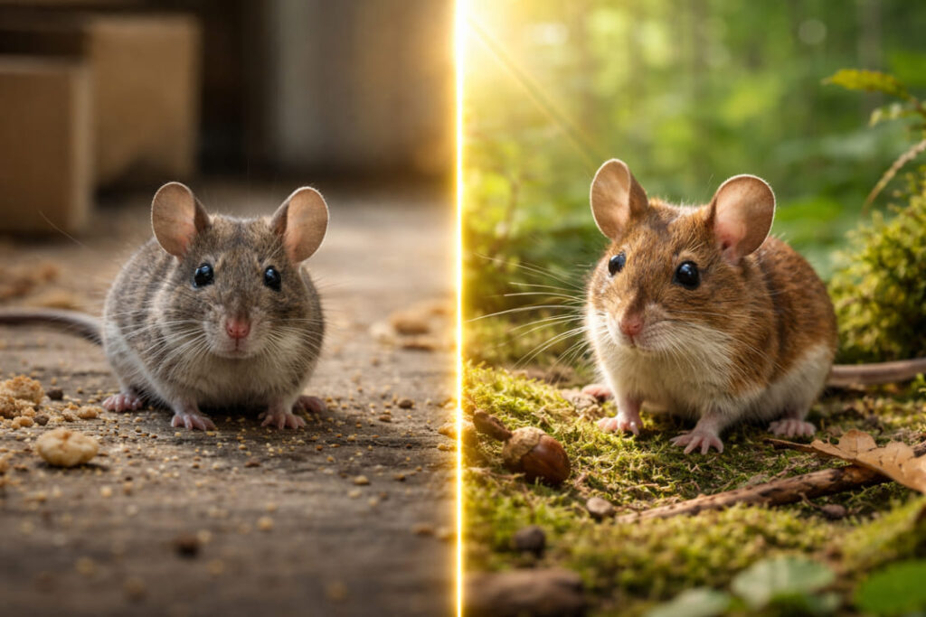 Verschil huismuis en bosmuis