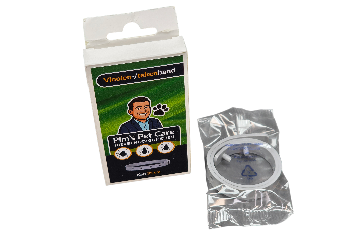 Vlooien – en Tekenband 35 cm kat – Pim`s Pet Care