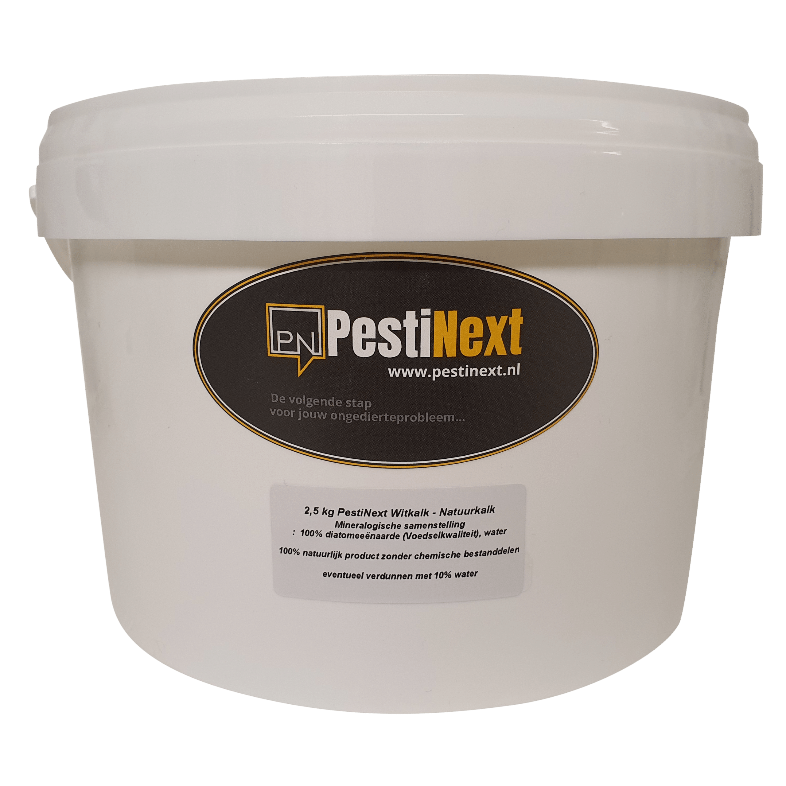 2.5kg PestiNext Witkalk (Natuurkalk)