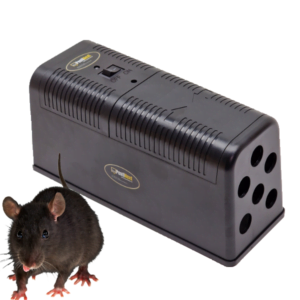 ratten bestrijden met elektrische val