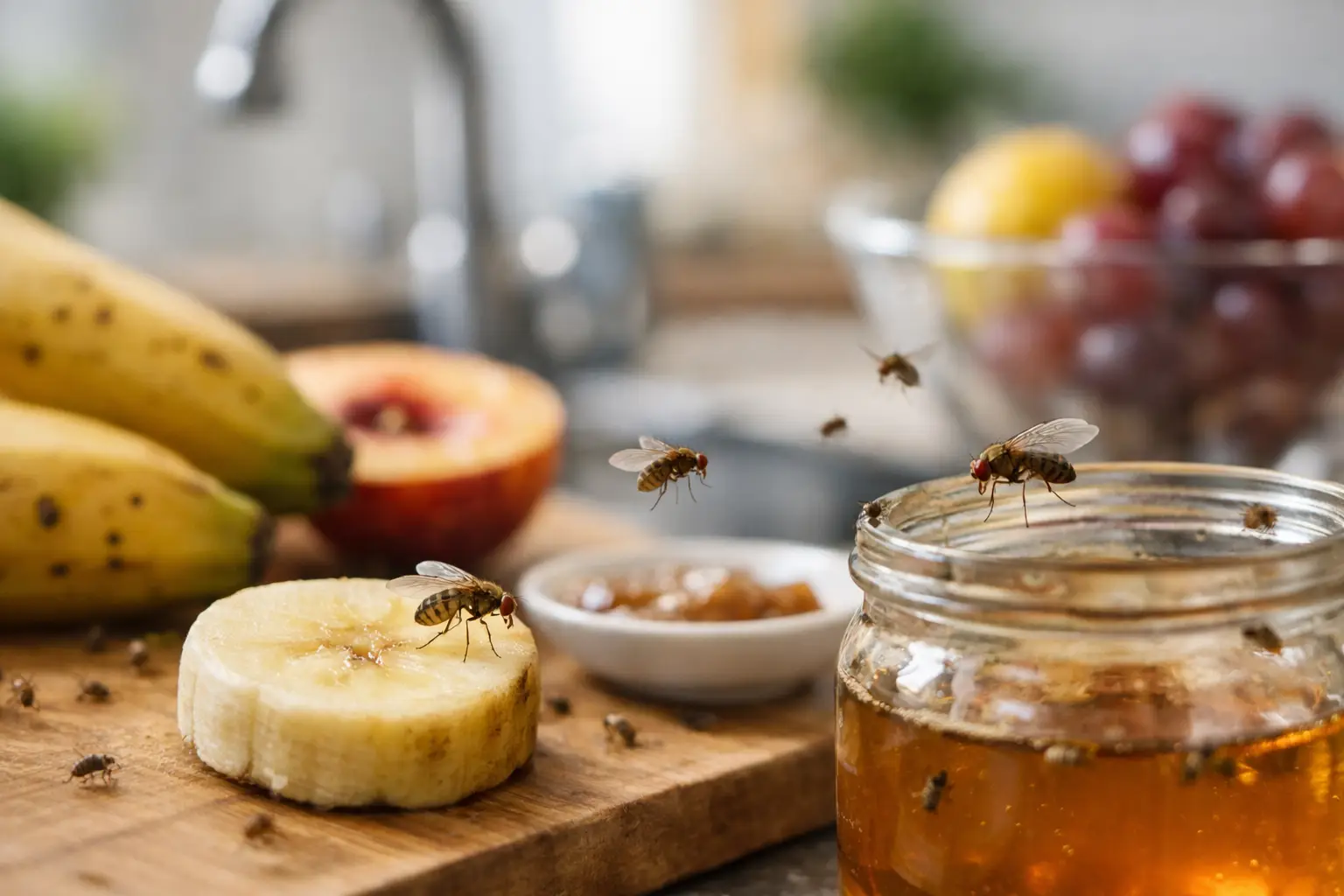 Fruitvliegjes bestrijden in keuken: wat werkt?