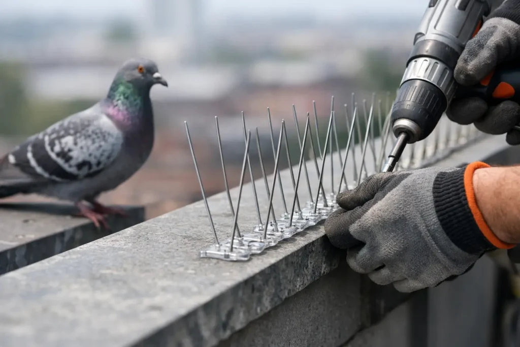 Handleiding vogelpinnen correct monteren