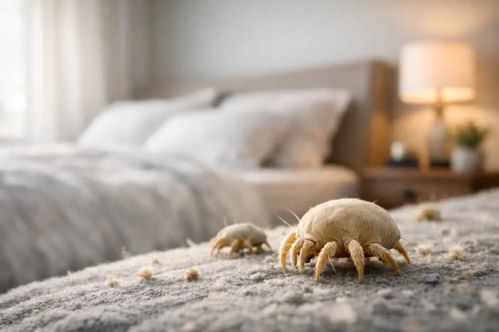 Huisstofmijt verminderen in de slaapkamer