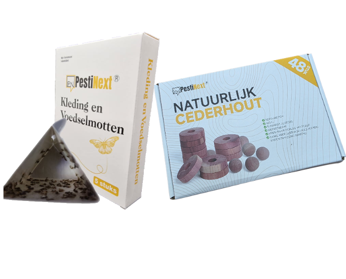 Kledingmot bestrijden combi