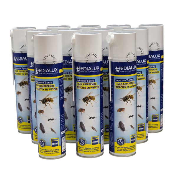 12 x Edialux Topscore Kruipende Insecten Spray