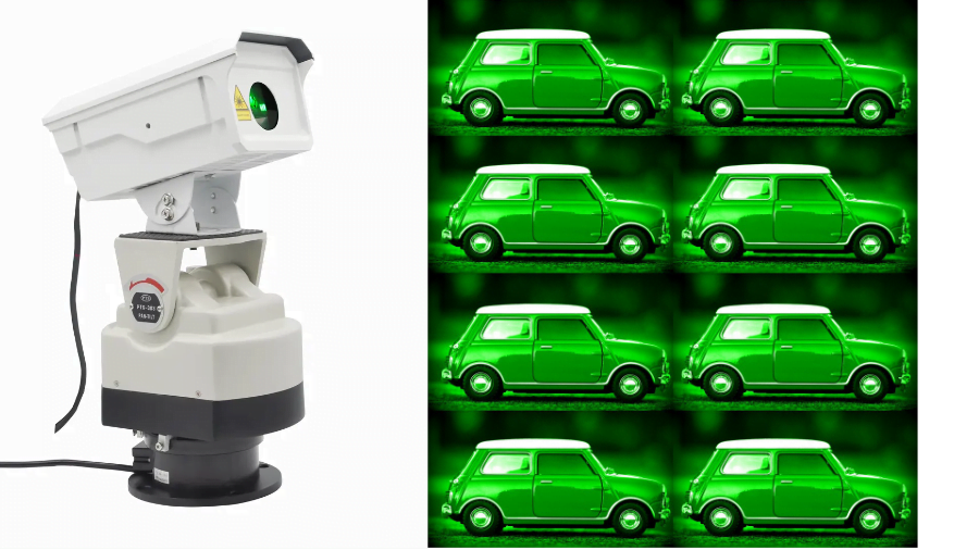 Laserlicht tegen schade door vogels bij autodealers