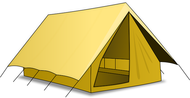 slurpie in de tent