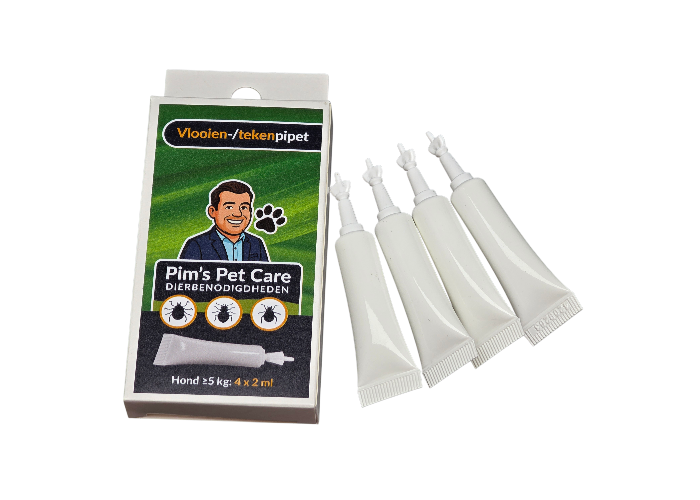 4 Vlooien-Tekenpipet hond 5 tot 15 kg – Pim`s Pet Care