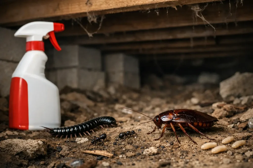 Welke insectenspray voor kruipruimte kies je?
